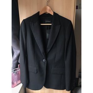 Club Monaco Black Wool Blazer (New)